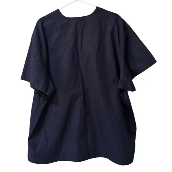 NFL‎ Team Apparel Broncos XL Nursing Scrub Top Medical Polyester Blend Football - Image 2
