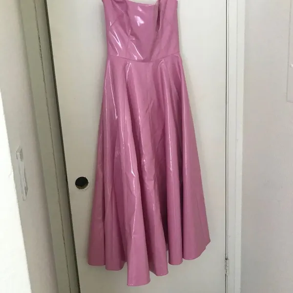 NWOT ALex Perry Powell vinyl dress - Image 5
