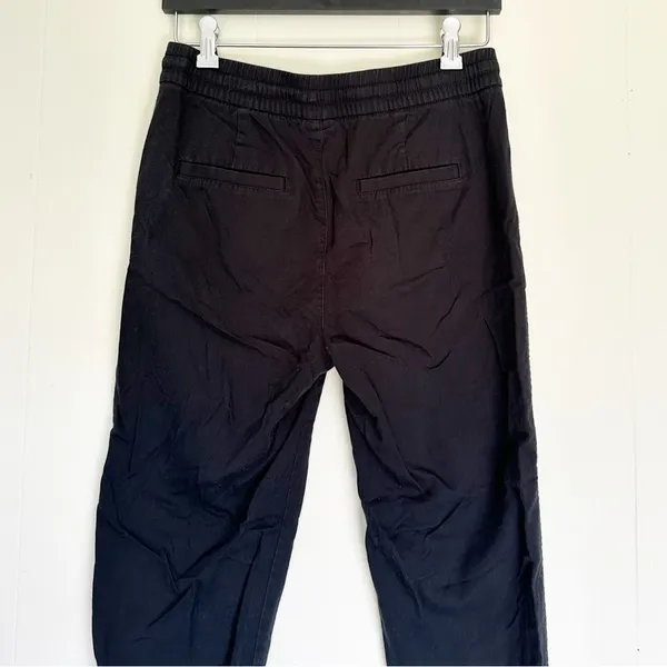 GAP Easy Pant Cotton Blend Drawstring Lightweight Black XS - Image 7
