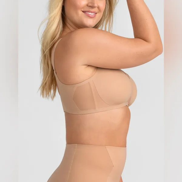 Honeylove Crossover Bra 2X Tan - Image 2
