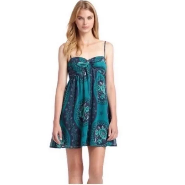 Free People Mermaid Eternal Spring Twist Baby Doll Dress - Image 12