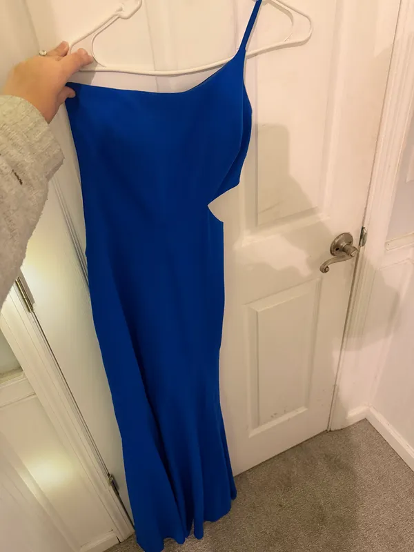 Royal Blue Formal Dress Size 0 - Image 3