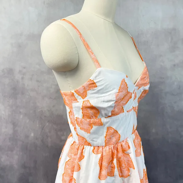 Hutch Womens Floral Fit Flare Dress Size 8 Sweetheart Garden Party Coquette - Image 3