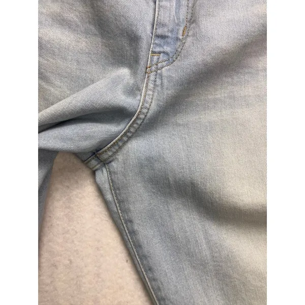 Levi's High Waisted Taper Jeans Women 28 Light Blue‎ Stretch Denim Classic - Image 6