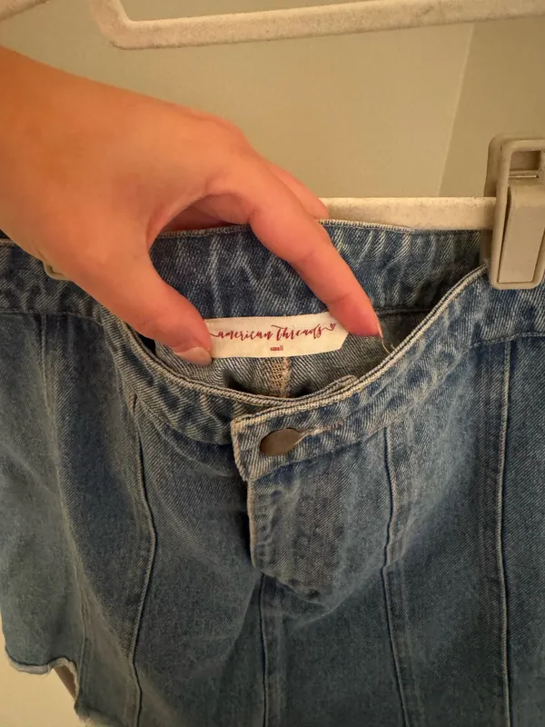 American Threads Denim Skirt Mini - Image 3