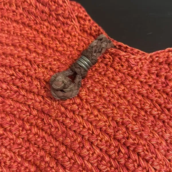 Sakroots Crochet Bucket Bag - Burnt‎ Orange - Image 3