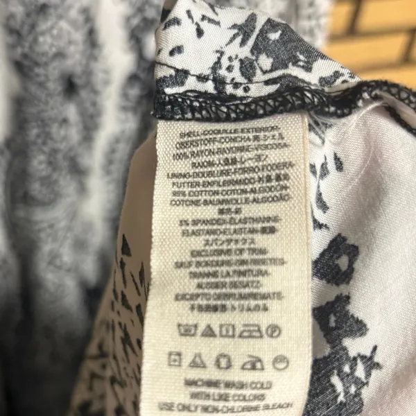 Free People Black And White Boho Strapless‎ Maxi Dress Size Small - Image 8