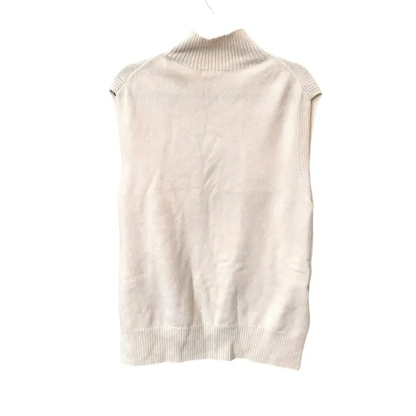 ATHLETA Alpine Tabard Sleeveless Sweater White‎ Small - Image 4