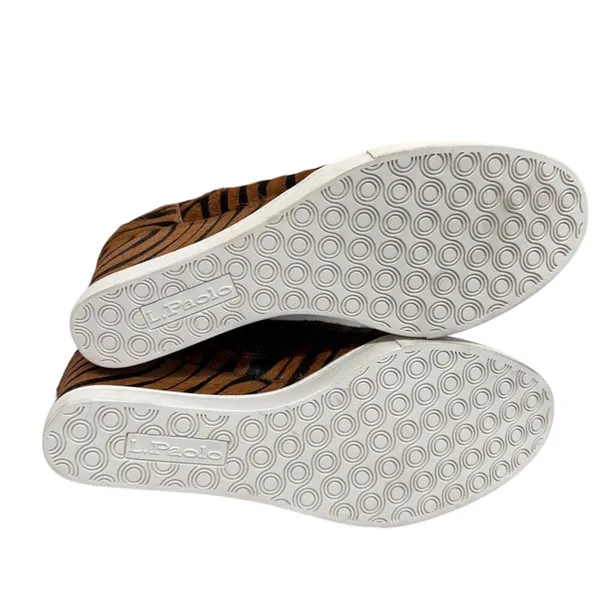 Linea Paolo Wedge Sneaker Size 8 Real Calf Hair Leather‎ Fashion Zebra Print NEW - Image 11