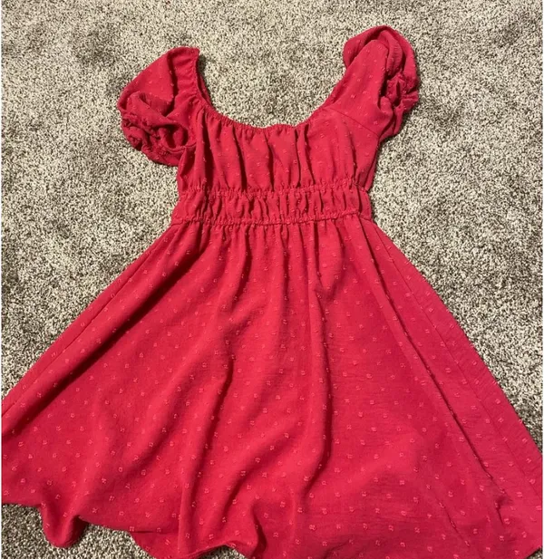 Altar'd State happily ever after mini puff sleeve pink dress - Image 2
