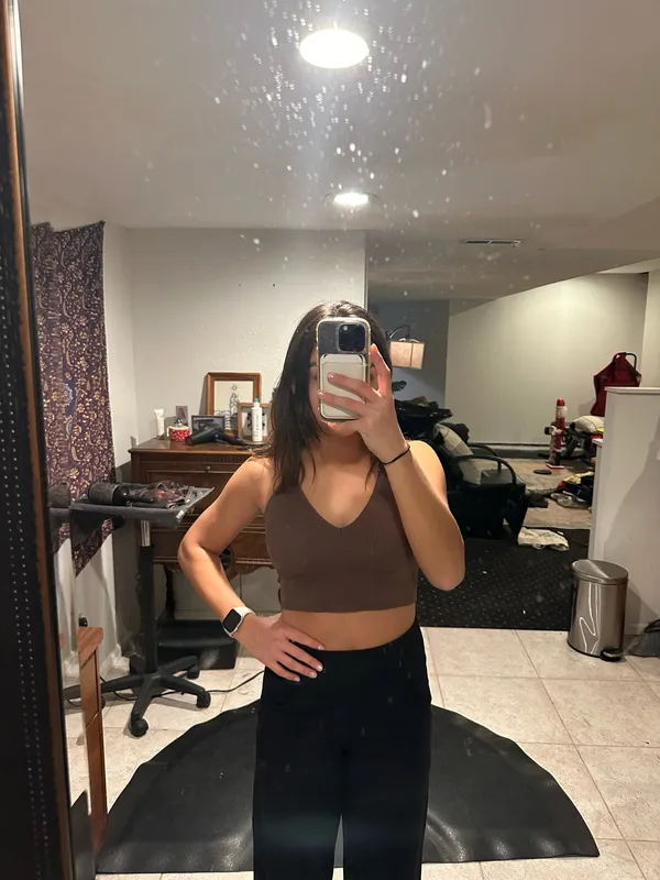 Aerie Sports Bra Ribbed - Image 3