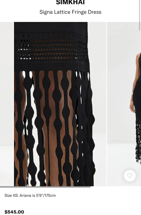 Simkhai Black Dress Size XS - Image 4