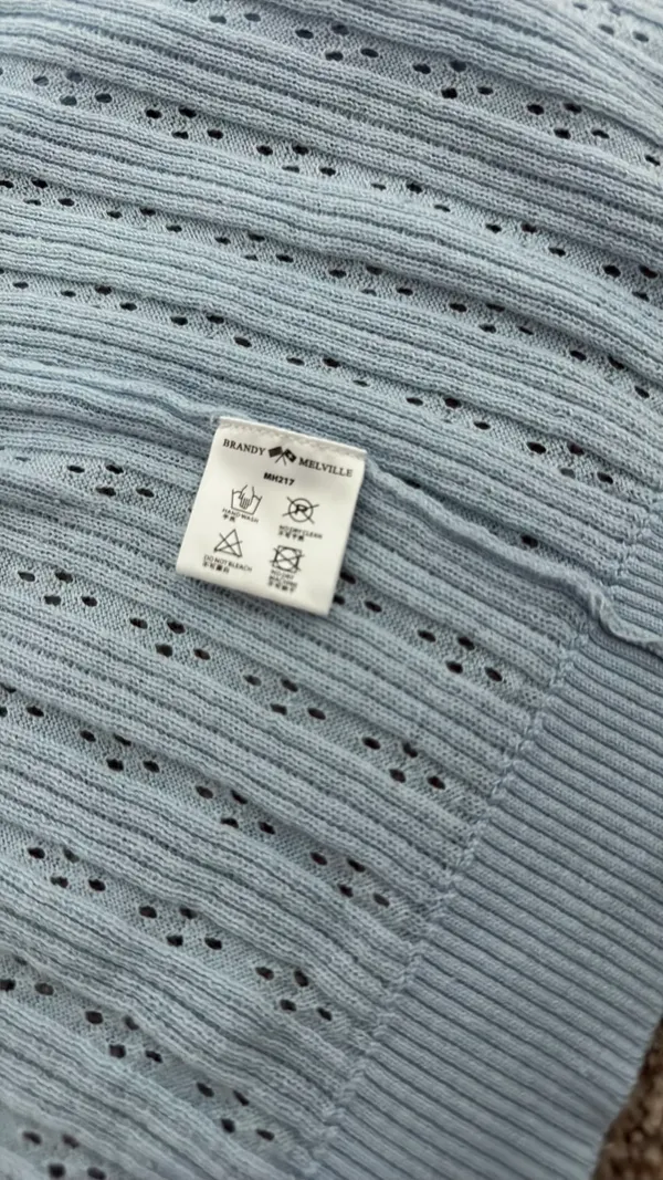 Sky Blue Brandy Melville Cardigan - Image 4