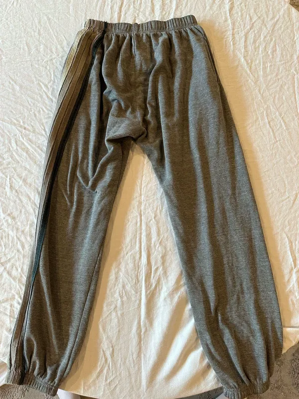 Aviator Nation Sweatpants Grey 5 Stripe - Image 2