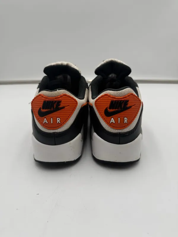 Nike Air Max 90 Sneakers Size 7.5 Black Orange White DM0029-101 - Image 6