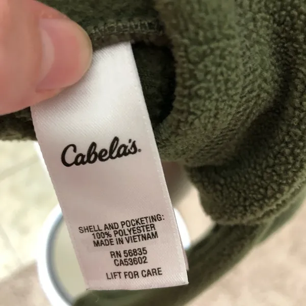 Cabelas‎ fleece zip up - Image 6