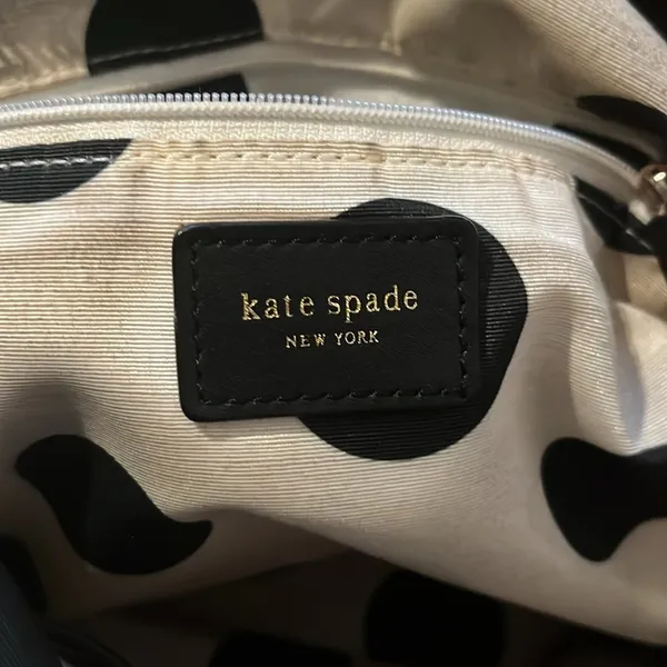 Kate Spade Joison Delancey Street Noel Shoulder Bag Black Leather‎ - Image 4