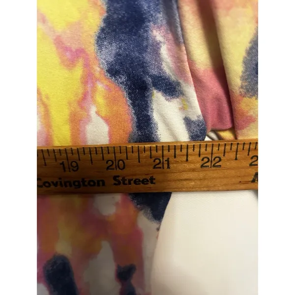 Bobbie Brooks XL Colorful Abstract Half Zip Pullover Stretch Women’s Top Lounge - Image 10