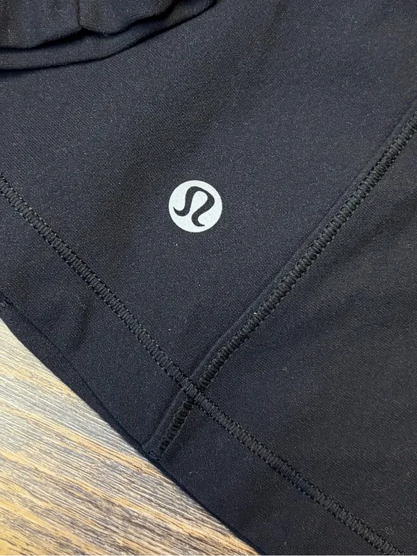 Lululemon Fresh Tracks 1/2 Zip Pullover Top Women's 10 Black Running Jacket Soft - Image 13