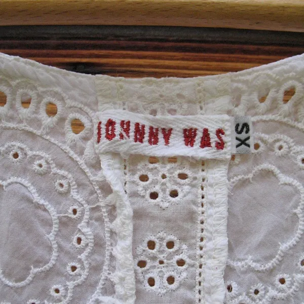 Johnny Was White Top Blouse - Image 7