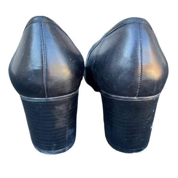 Marc Fisher leather heeled loafers - Image 4