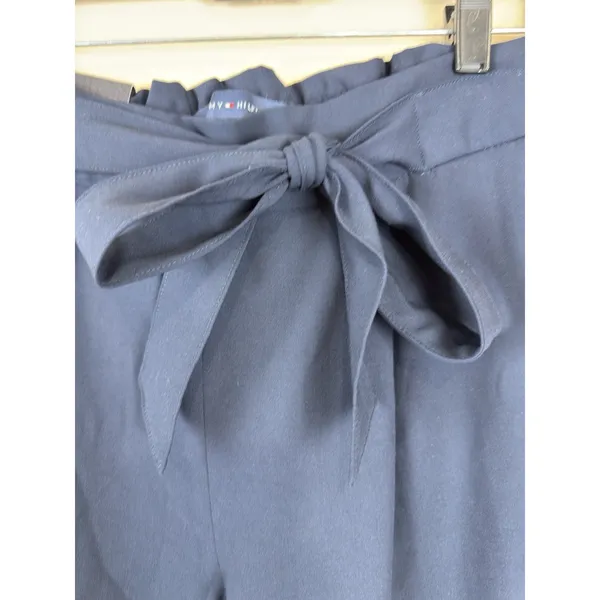 Tommy Hilfiger Women’s Joliet Wide Leg Pants High-Rise Size M, Navy Blue NWT - Image 3
