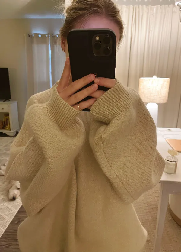 oversized sweater Tan - Image 2