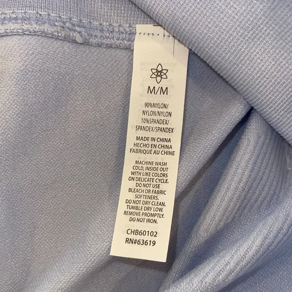 Harmony Balance Womens High Waist‎ Seamless Leggings Light Blue Medium NWT - Image 7