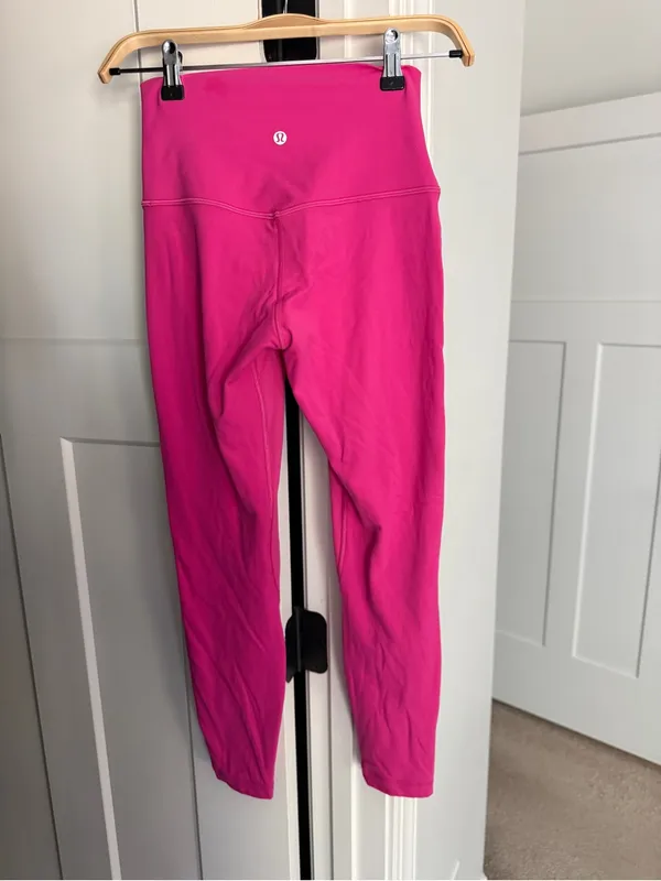 Lululemon Align High-Rise Pant 25" Sonic Pink stretch leggings - Image 5