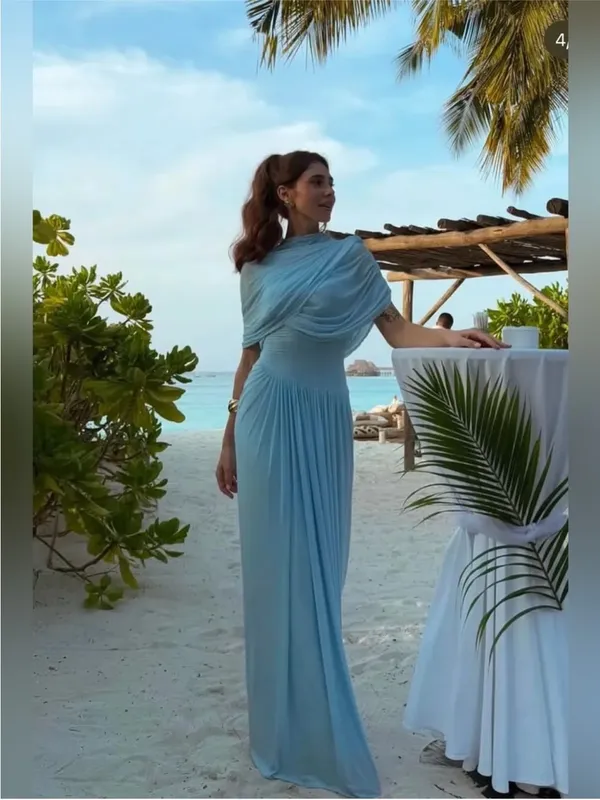 Deme by Gabriella Jasmine Dress Blue - Image 4