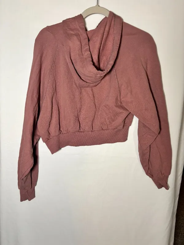 Topshop Cropped Hoodie Size XS - Image 4