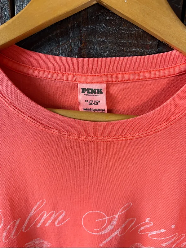 Palm Springs California Long-Sleeve Tee - Coral - PINK Victoria’s Secret - Image 3