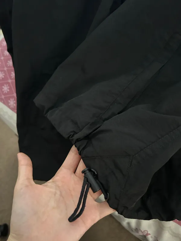 John Galt Black Lightweight Windbreaker Jacket - Image 7