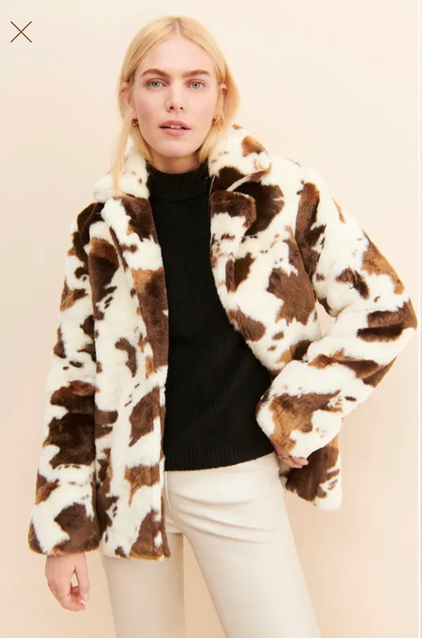 BLANK NYC Bullseye Faux Fur Coat - Image 2
