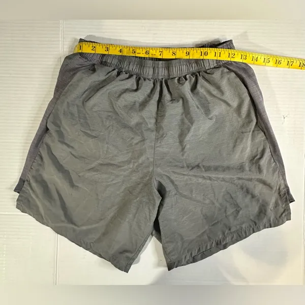 Nike Dri-Fit Gray Workout Running Short with Inner Panty Women Size Small‎ - Image 4