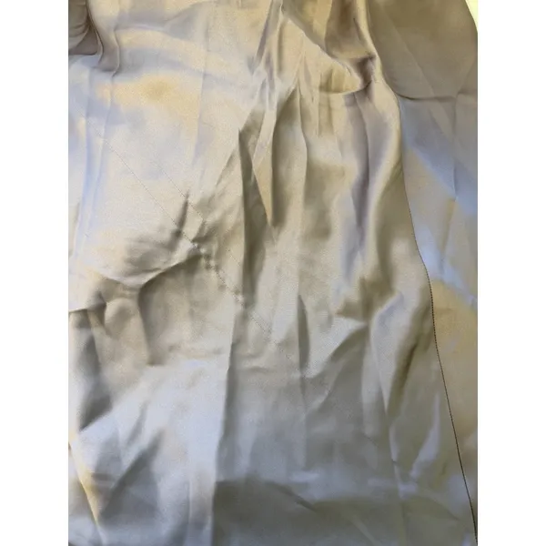 Zara Brown Satin Dress Flow Asymmetrical One Shoulder Formal Wedding Runway - Image 11