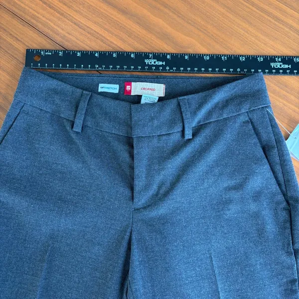 Vintage Gap Y2K Carpis Cuffed Cropped Dress Pants Size 0 Office Siren Indie NWT - Image 8
