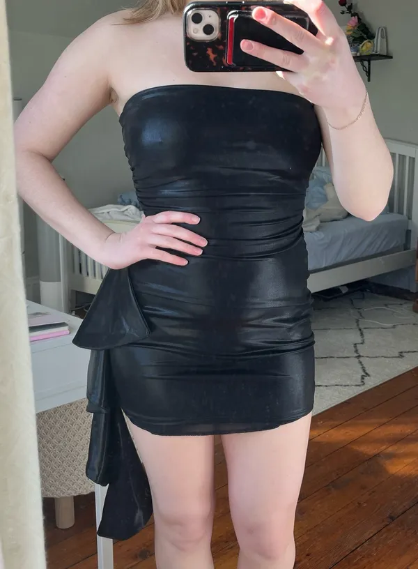 Windsor Little Black Mini Dress - Image 3
