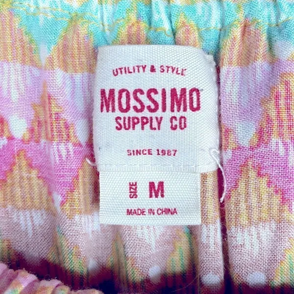 MOSSIMO Y2K Strapless Maxi Dress Boho colorful size Medium - Image 7