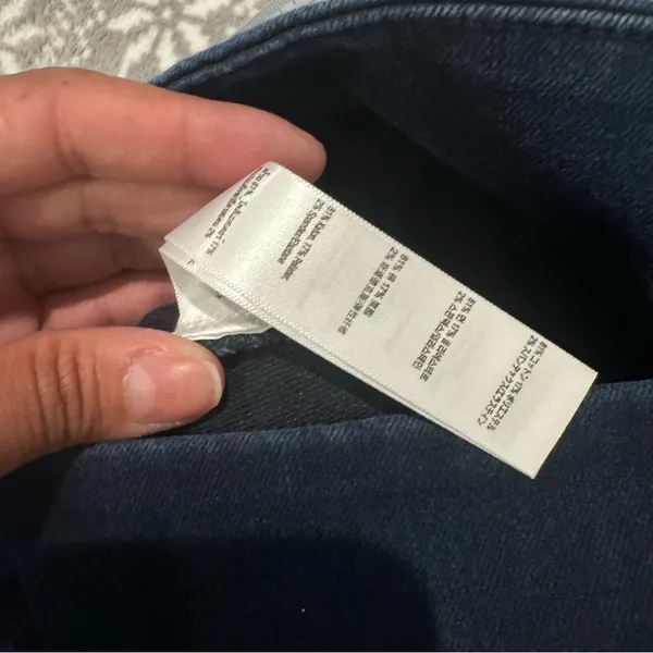 Spanx High Rise Side Zip Alexia‎ StretchSkinny Jeans Indigo Large Minimalist - Image 5