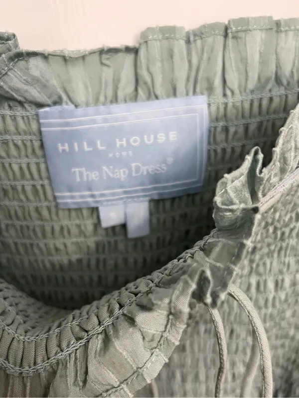 Hill House Home The Scarlett Mini Nap Dress Smocked Puff Sleeve Mini Dress, S - Image 3