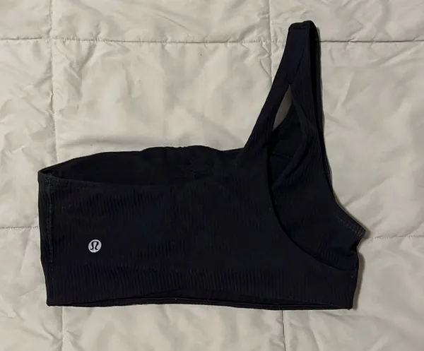 Lululemon ribbed bra one shoulder - Image 2