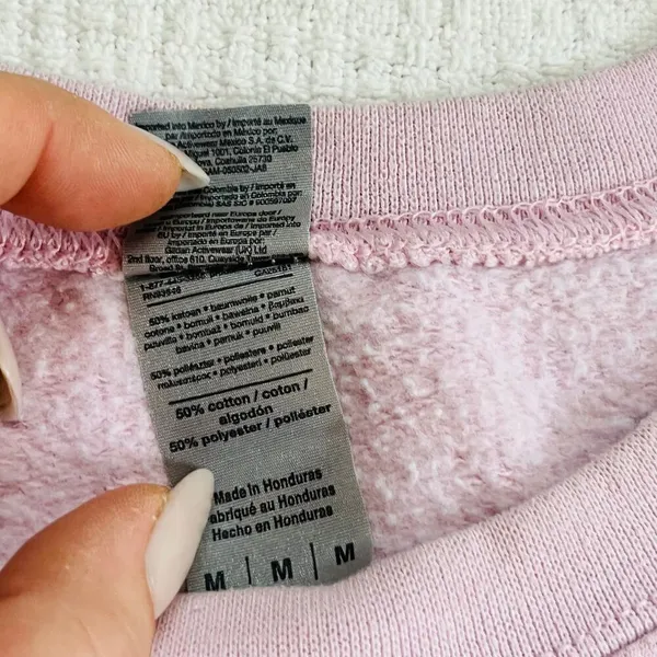 MAMA Crewneck Medium Mom Pull Over Top in Light Pink / Lavender Gildan - Image 3