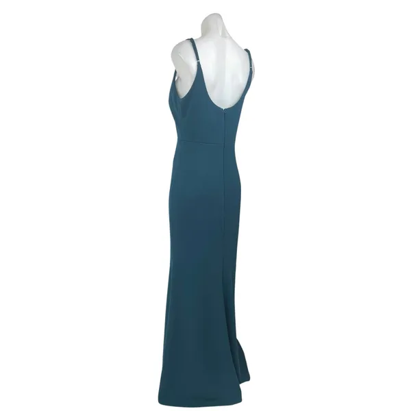 Lulus Infinite Glory Blue Green Sleeveless Cami Camisole Maxi Slip Tank Dress M - Image 4