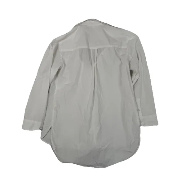 Anthropologie Polo Collared 3/4‎ Sleeve Shirt Womens Small White Pullover - Image 3