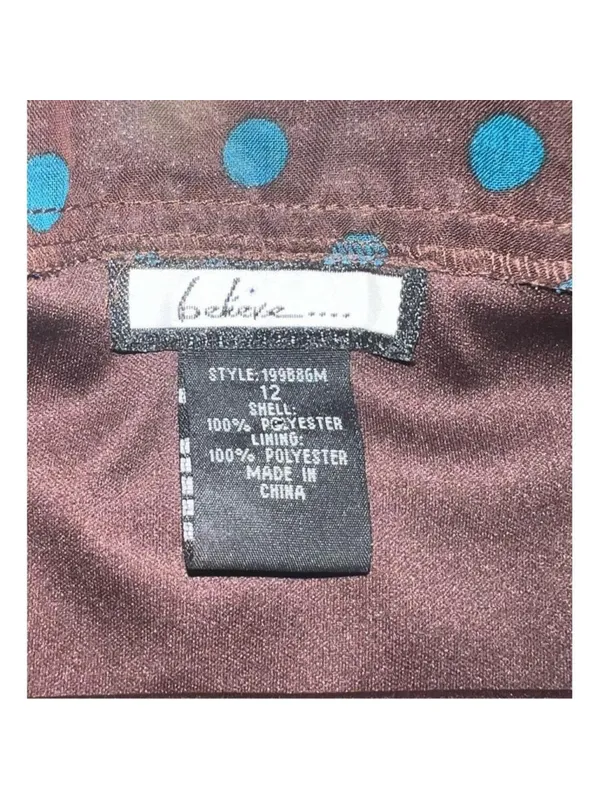 Y2k Avant Garde Brown & Teal Maxi-Midi - Image 8