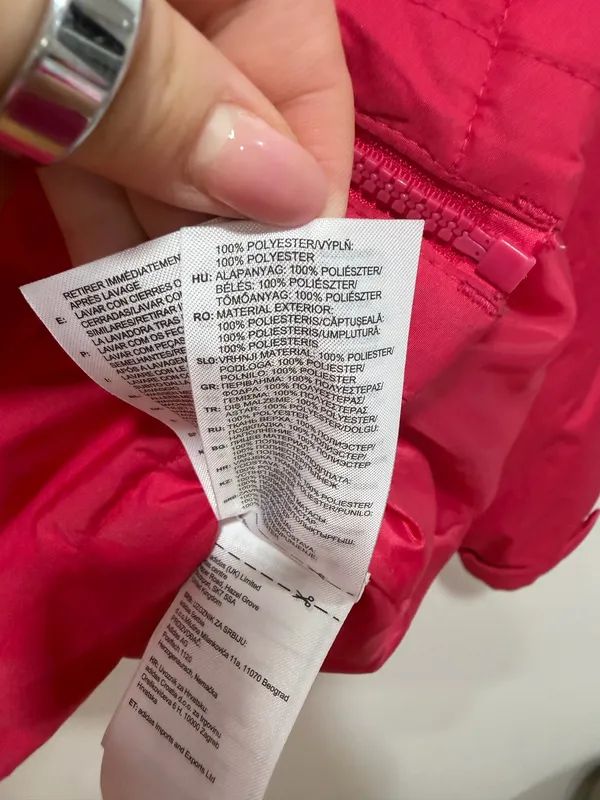 Reebok Women’s Insulated Winter Ski Jacket – Bright Pink | Full Zip Size Small - Image 8