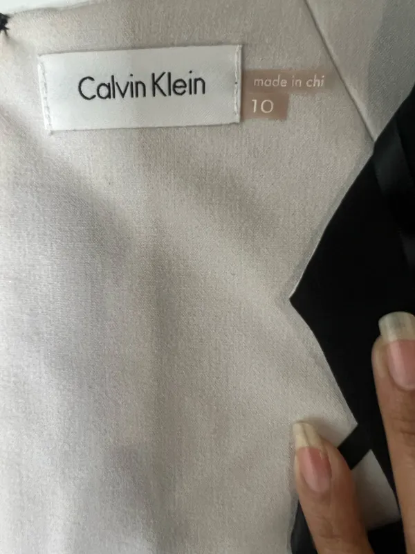 Calvin Klein Dress Black Sleeveless size 10 - Image 2
