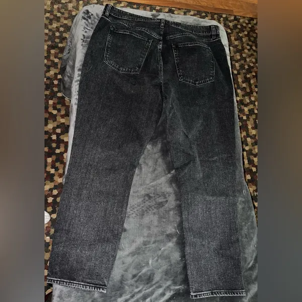 Abercrombie & Fitch Curve Love High Rise Skinny Jean in Black Size 16 (33) - Image 9