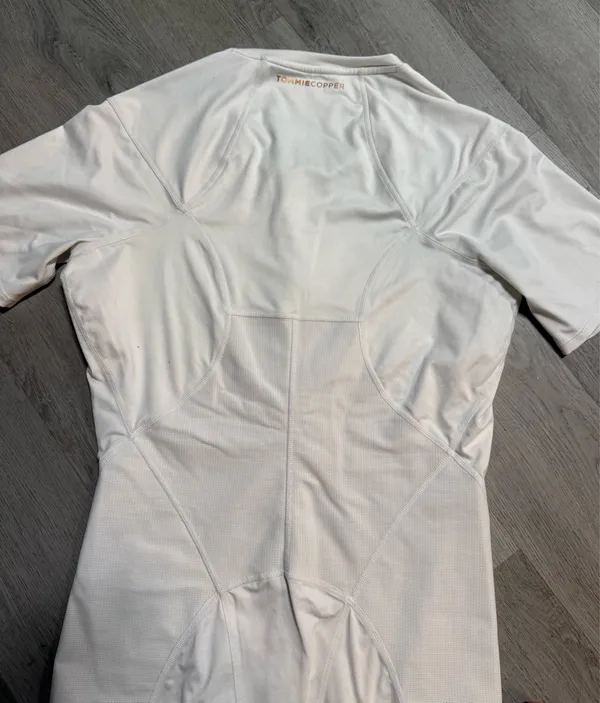Tommie copper zip up compression shirt White Size XL - Image 6